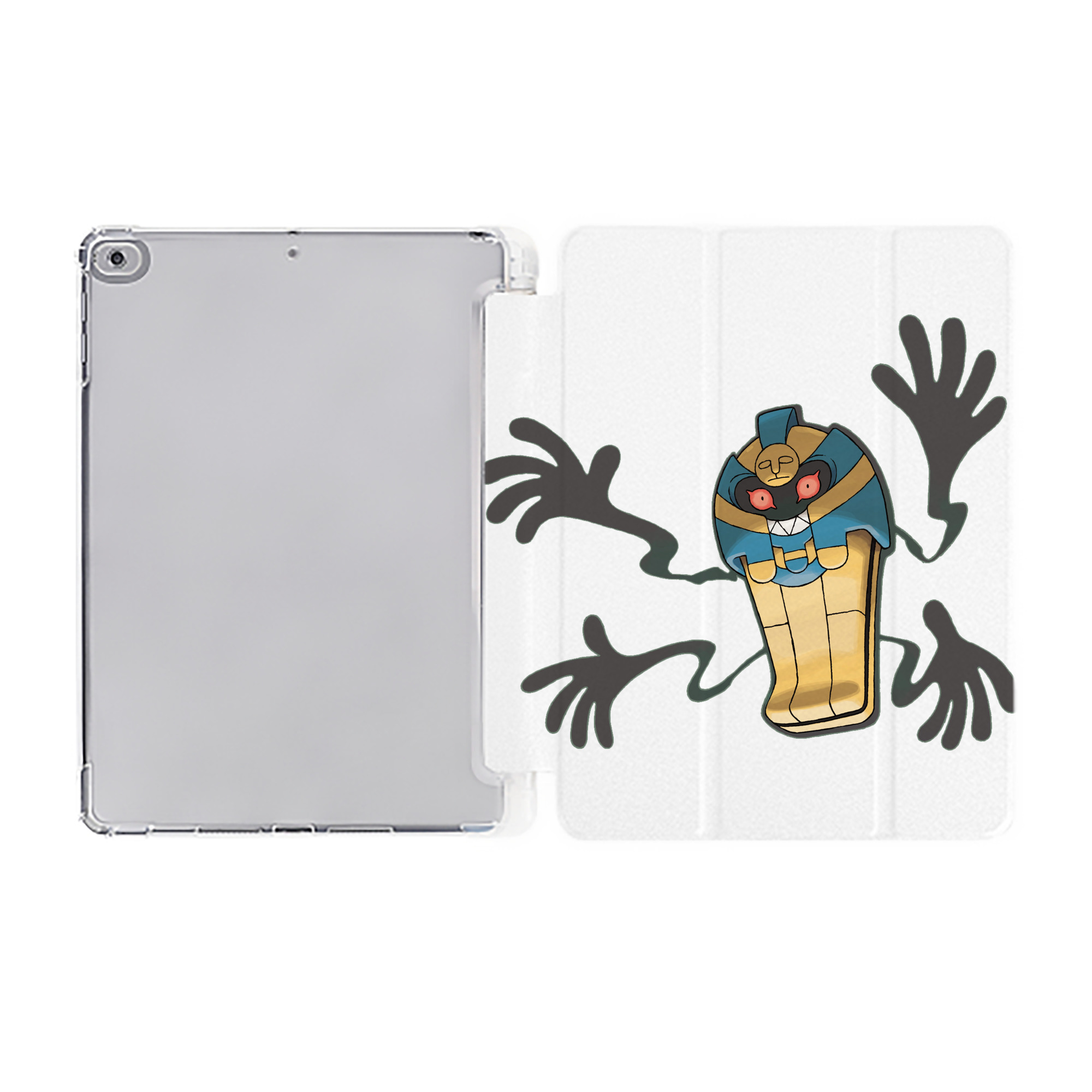 （画像用） ポケットモンスター Pokémon IPad ケース ペン収納付き 三つ折りスタンド PUレザー×シリコン 対応機種9.5/10.5/10.9インチ